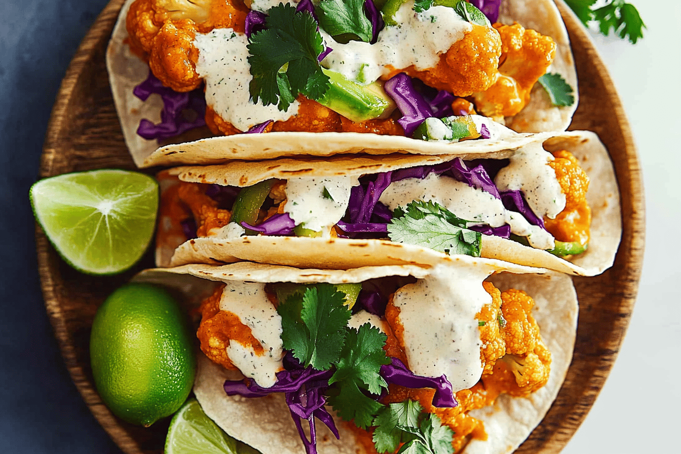 Buffalo Cauliflower Tacos Recipe