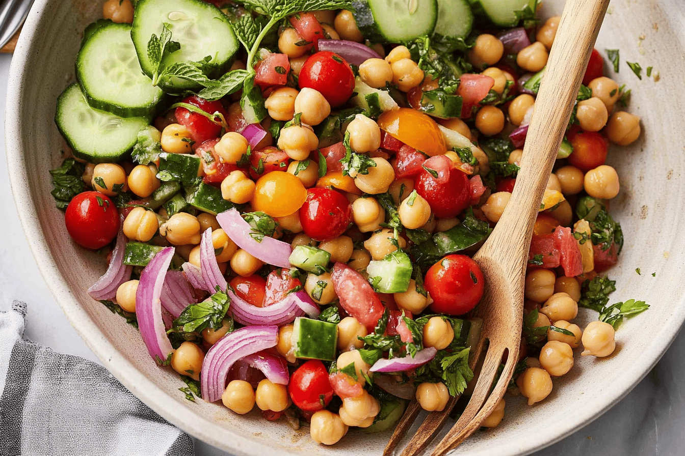 Chickpea Salad Recipe for Fresh Eating