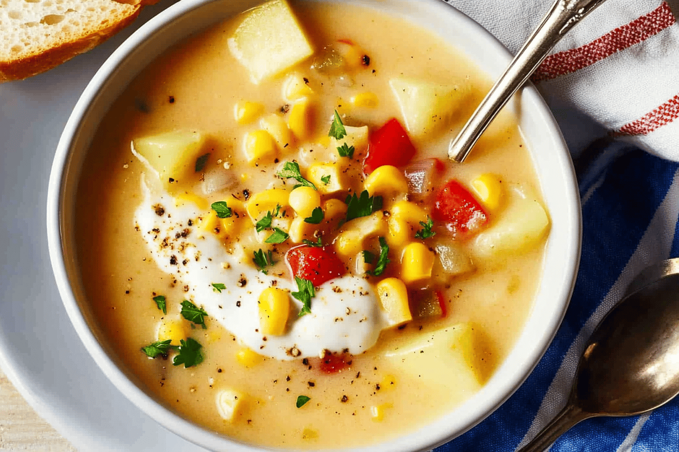 Creamy Corn Chowder Recipe for Comforting Meals