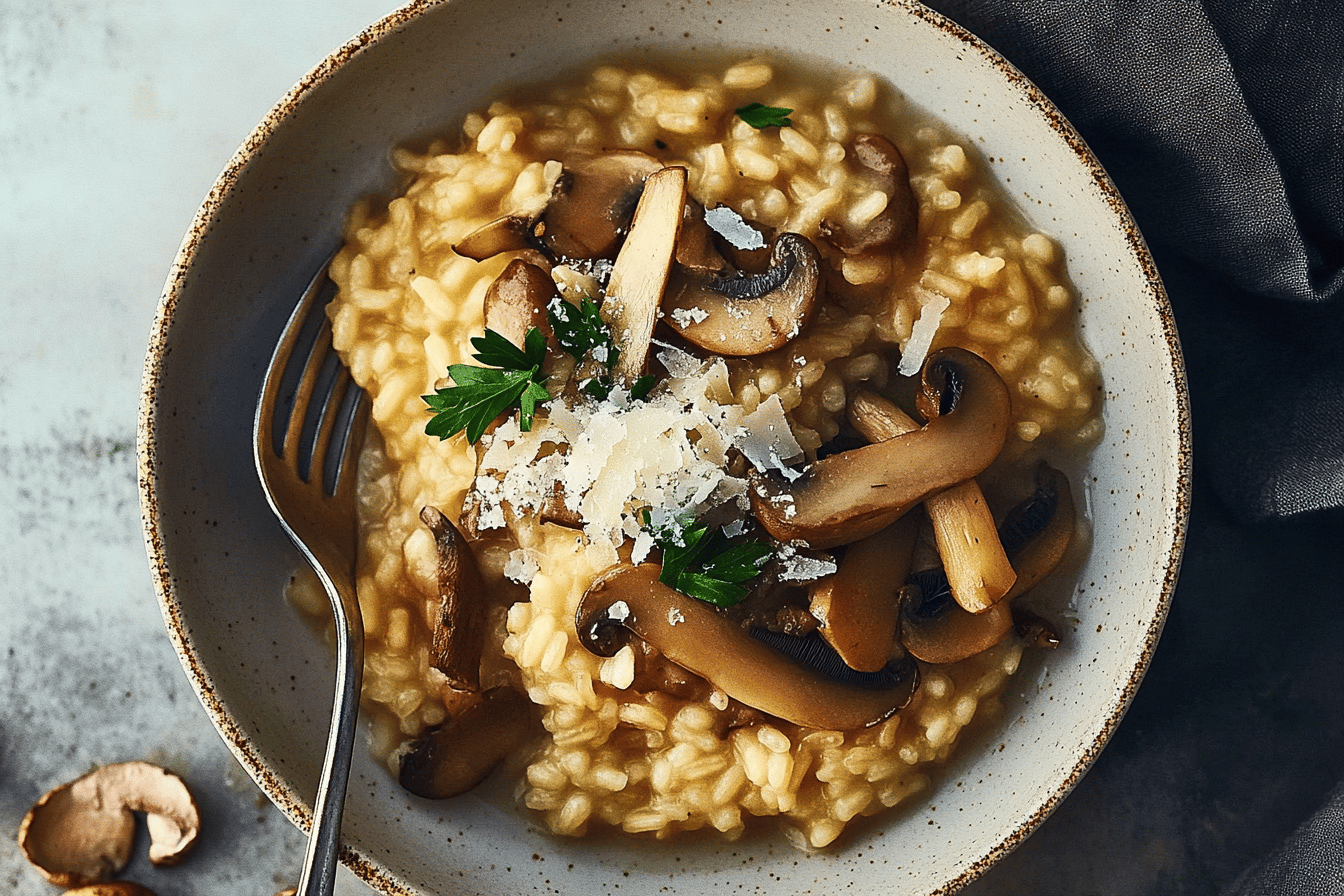 Creamy Mushroom Risotto Recipe Delight