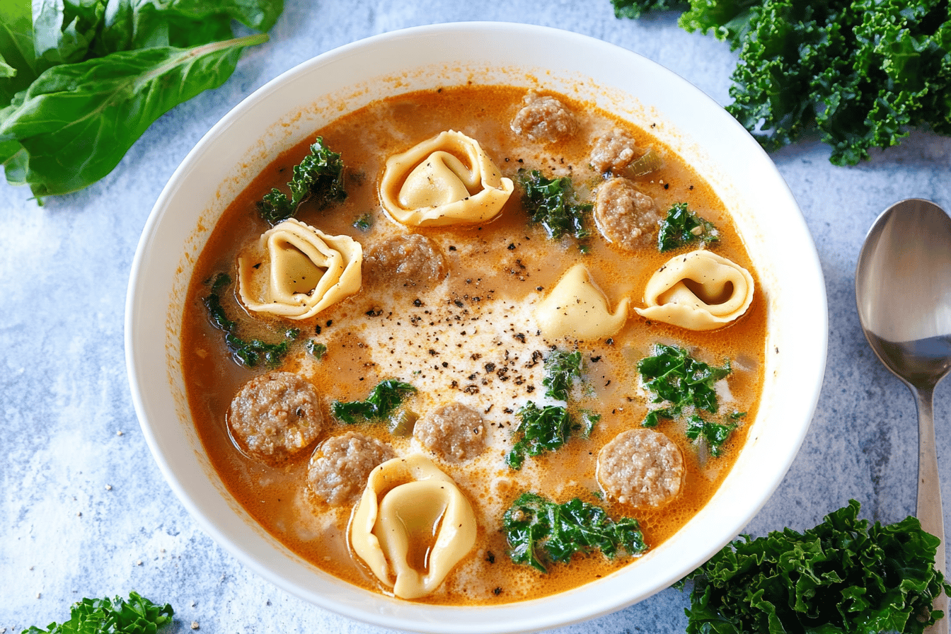 Creamy Tortellini Soup Recipe Easy & Delicious