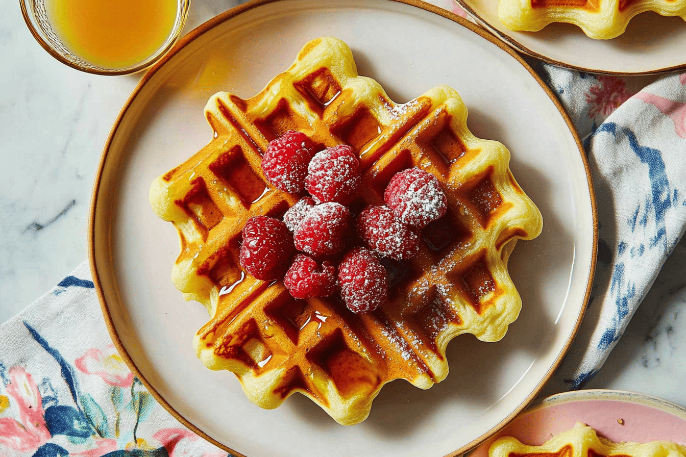 Delicious Homemade Waffle Recipe for Breakfast