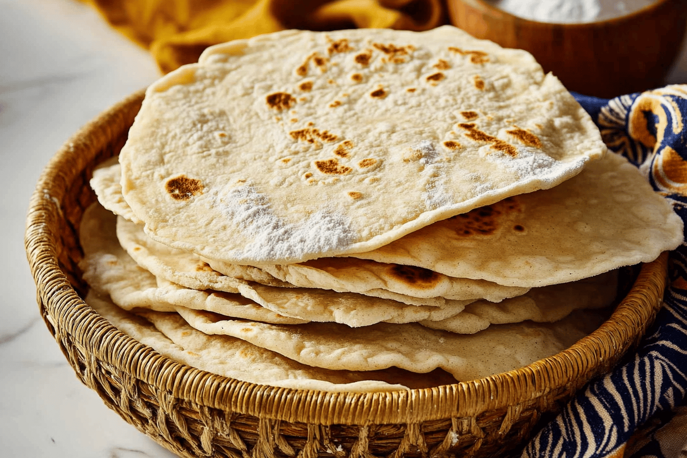 Easy Homemade Flour Tortillas Recipe
