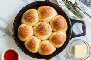 Easy Skillet Dinner Rolls Recipe