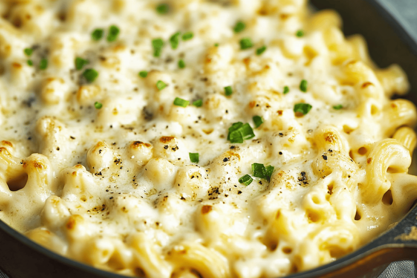 Garlic Parmesan Mac and Cheese Recipe