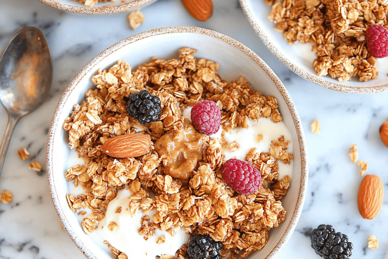 Homemade Almond Butter Granola Recipe