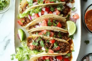 Instant Pot Ground Beef Tacos Recipe