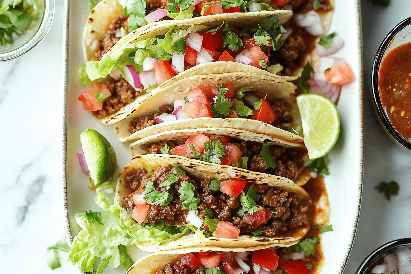 Instant Pot Ground Beef Tacos Recipe