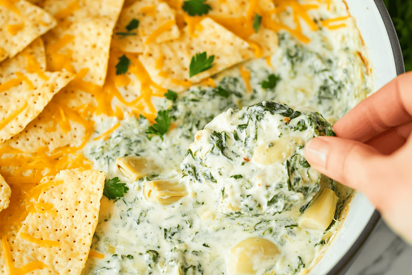 Instant Pot Spinach Artichoke Dip Recipe