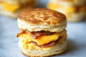 Make-Ahead Breakfast Biscuit Sandwiches Recipe