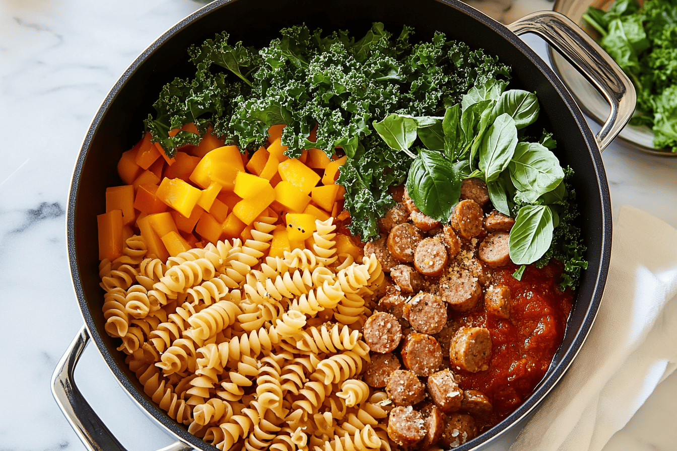 One Pot Sausage Pasta Recipe Delight