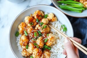 Orange Cauliflower Bowls Recipe Delight