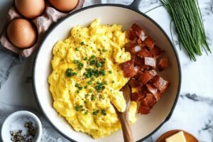 Perfectly Fluffy Scrambled Eggs Recipe