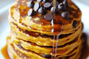 Pumpkin Chocolate Chip Pancakes Recipe