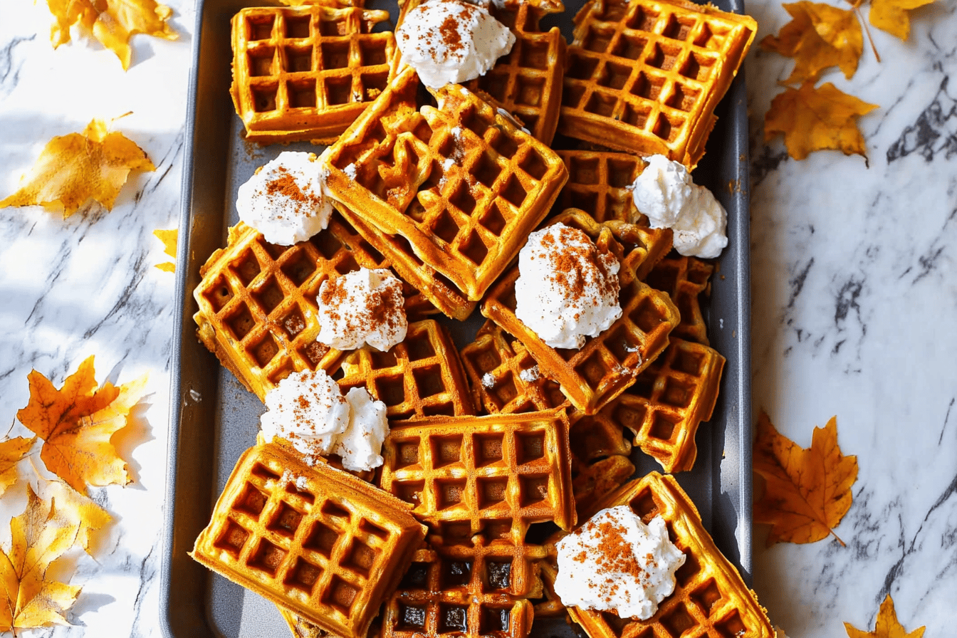 Pumpkin Spice Waffles Recipe for Fall Mornings