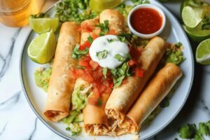 Quick and Easy Chicken Taquitos Recipe