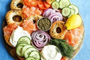 Smoked Salmon Bagel Bar Ideas and Recipes