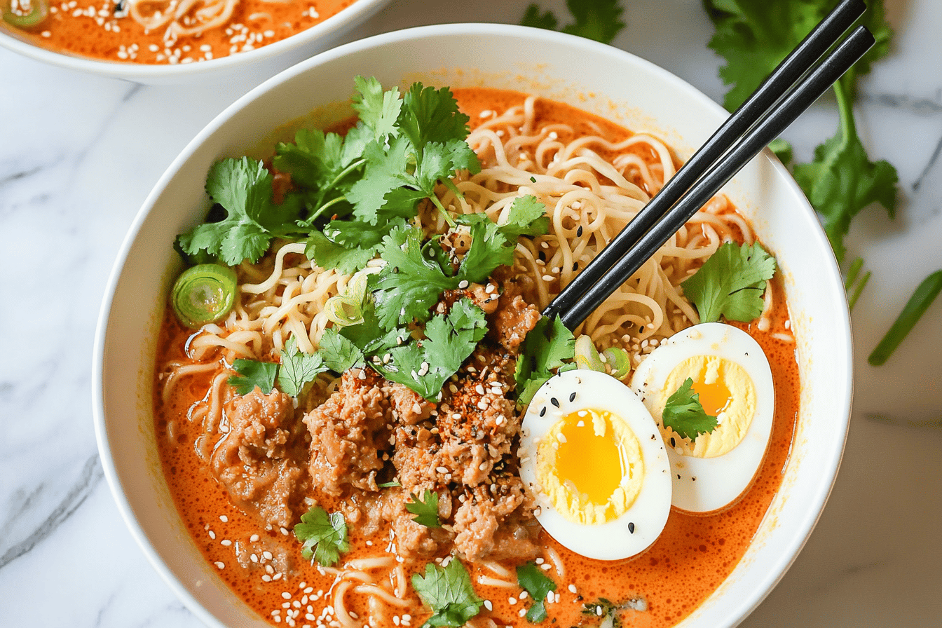 Thai Coconut Curry Ramen Recipe