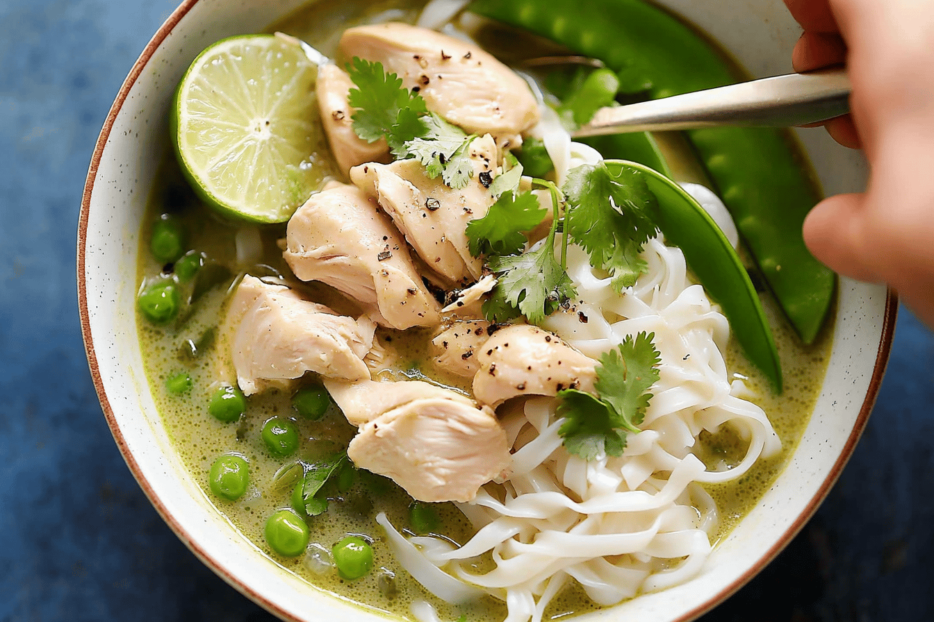 Thai Green Curry Chicken Soup Recipe