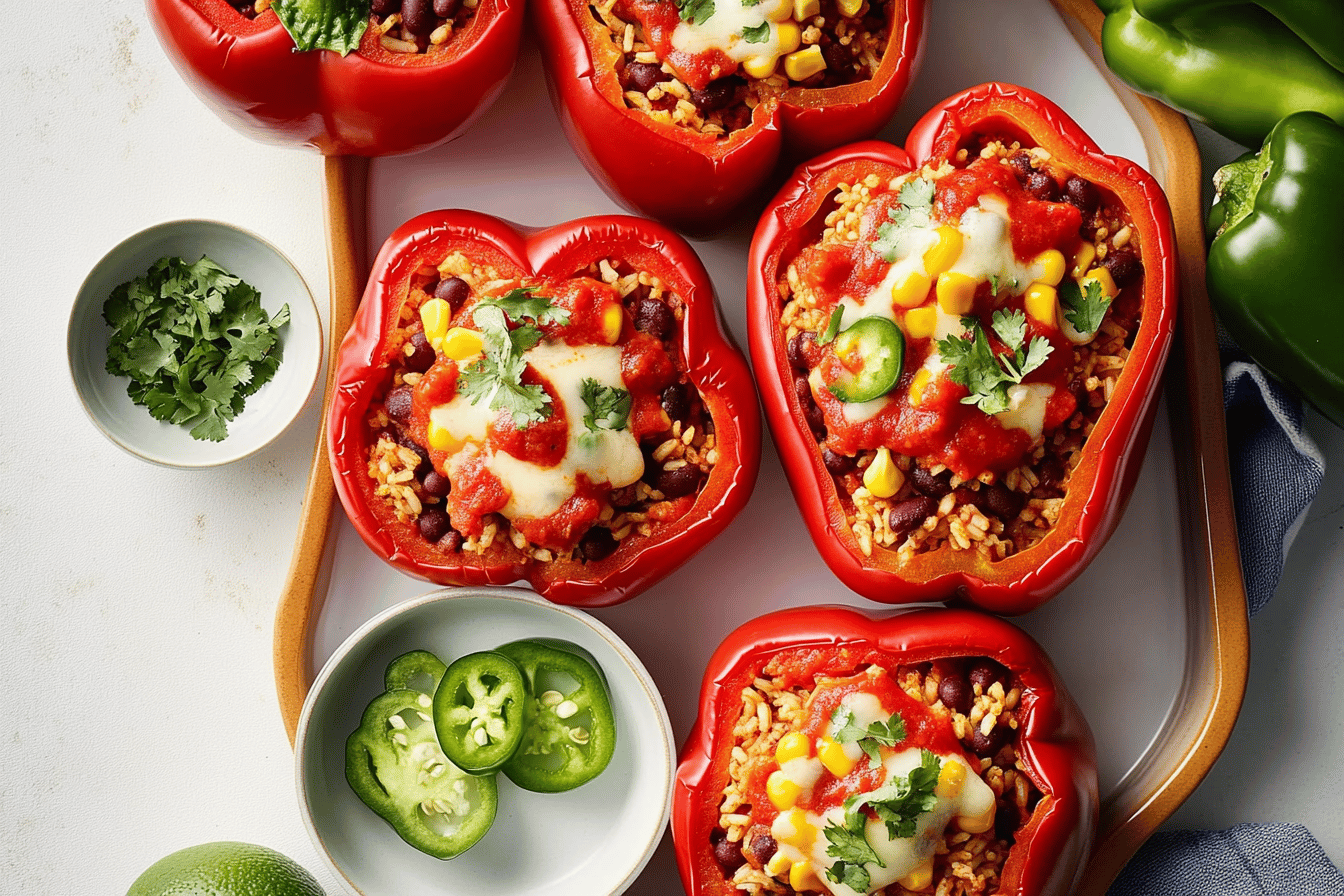 Vegetarian Stuffed Peppers Recipe