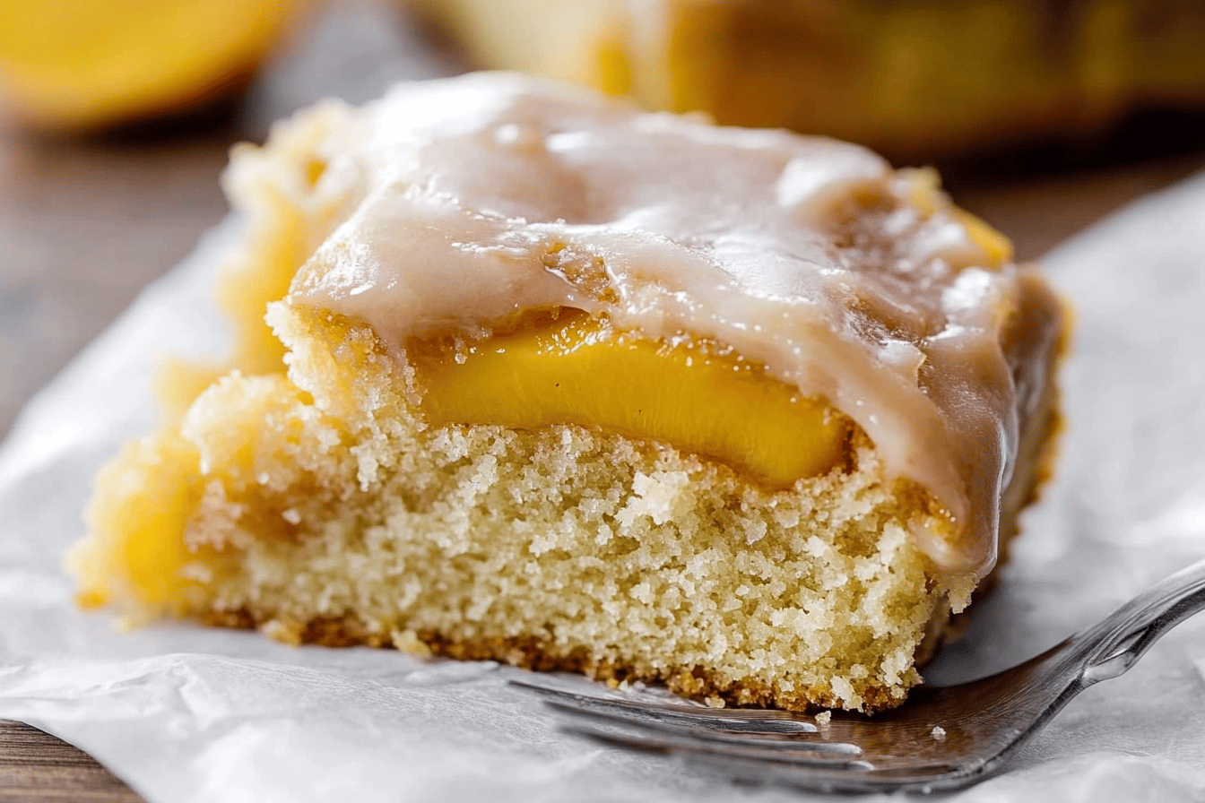 Brown Sugar Peach Cake Recipe