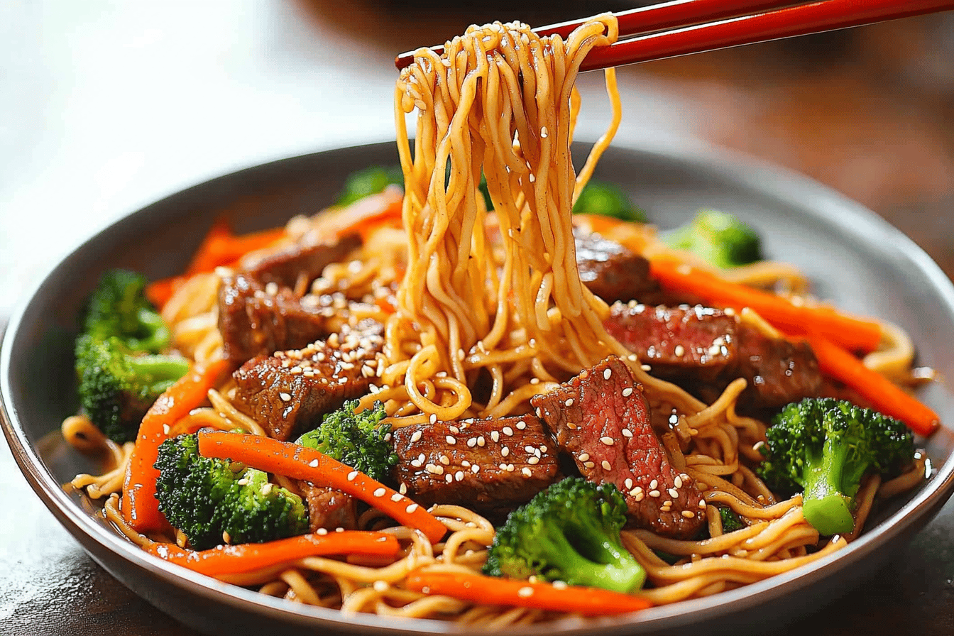 Garlic Sesame Noodles Recipe Delight