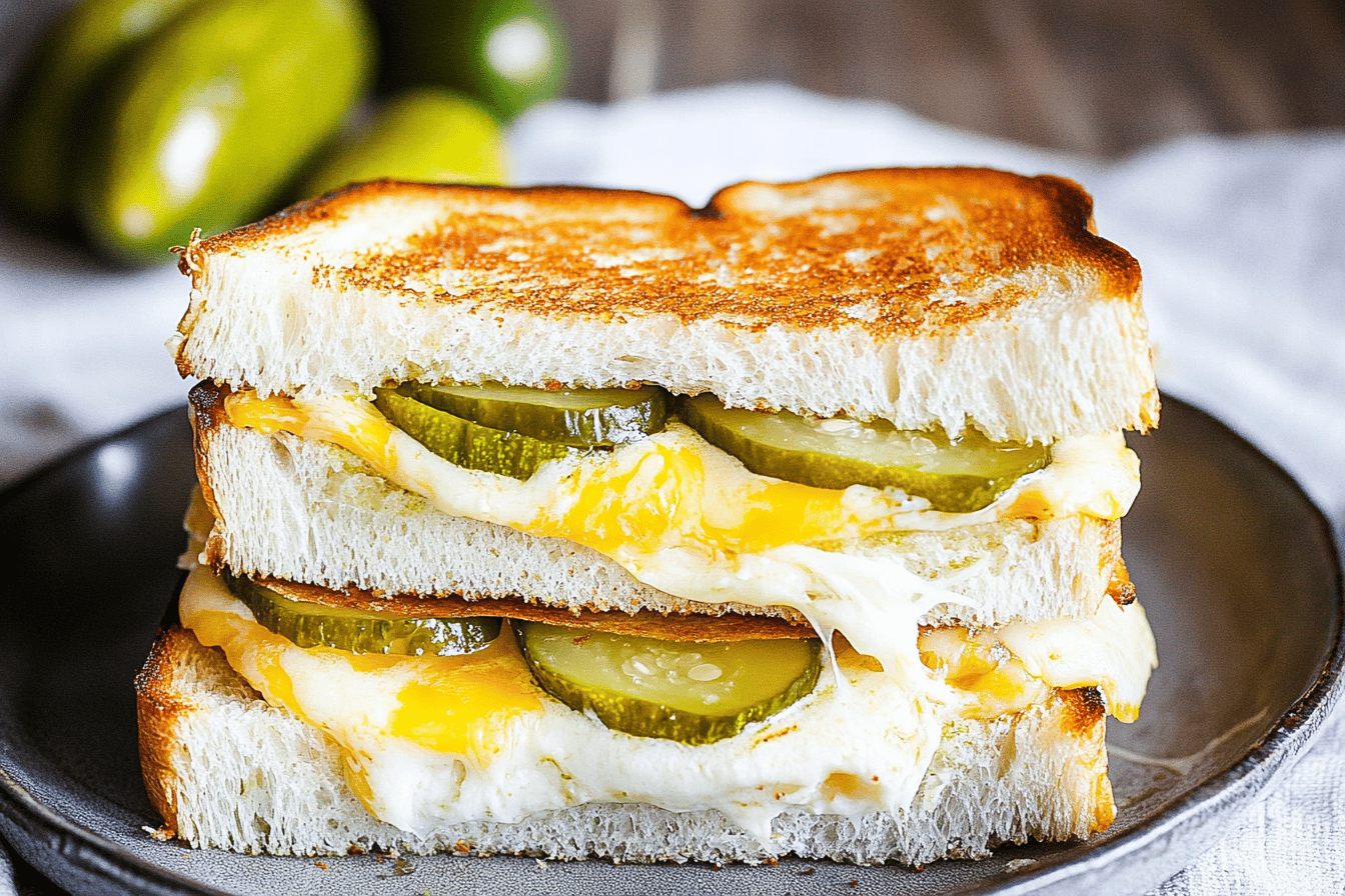Pickle Grilled Cheese Sandwich Recipe